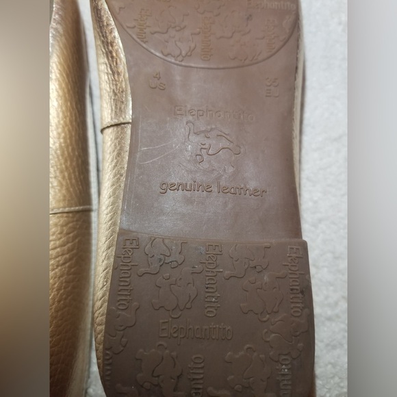 Elephantito Camille Gold Bow Flats - Picture 7 of 8